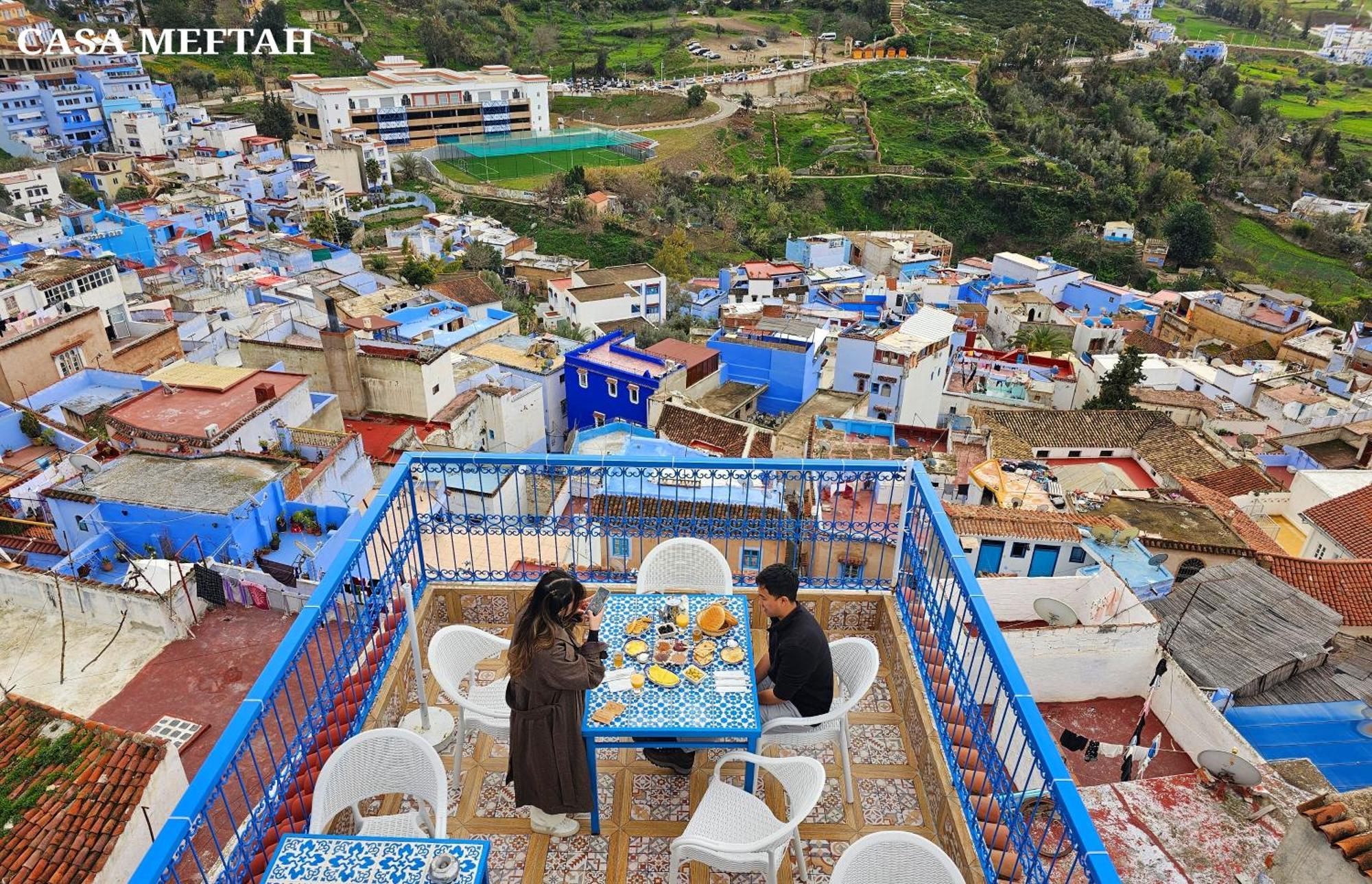 Ferienwohnung Casa Meftah Blue Chefchaouen Exterior foto