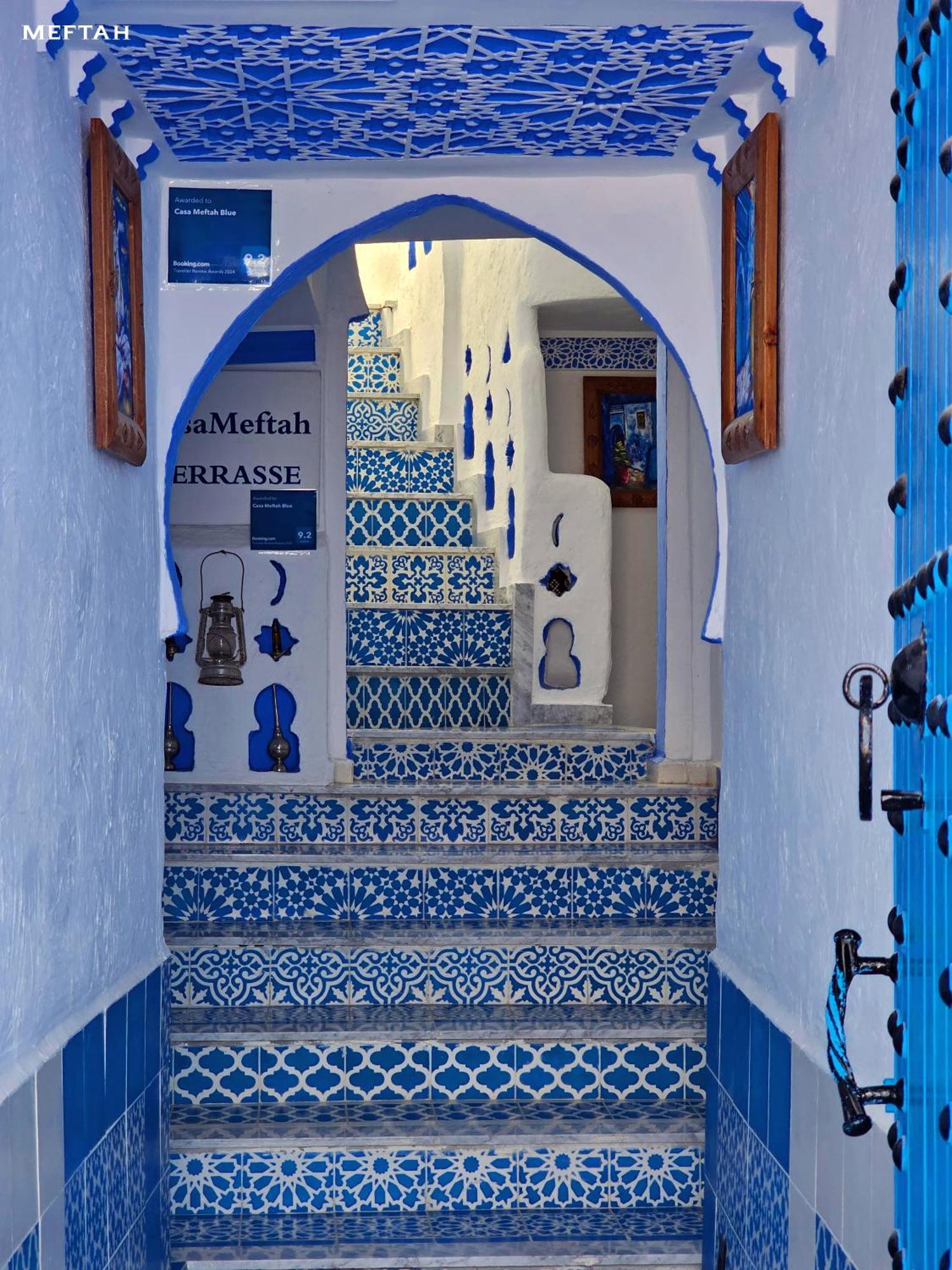 Ferienwohnung Casa Meftah Blue Chefchaouen Exterior foto