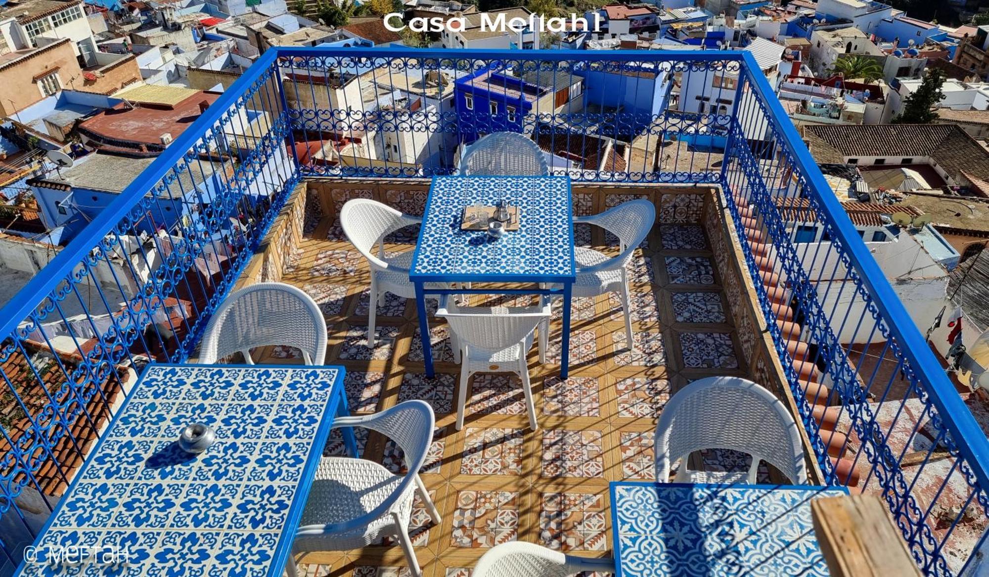 Ferienwohnung Casa Meftah Blue Chefchaouen Exterior foto