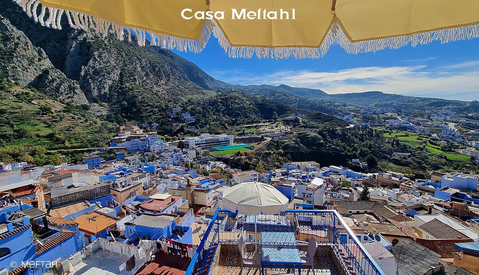 Ferienwohnung Casa Meftah Blue Chefchaouen Exterior foto
