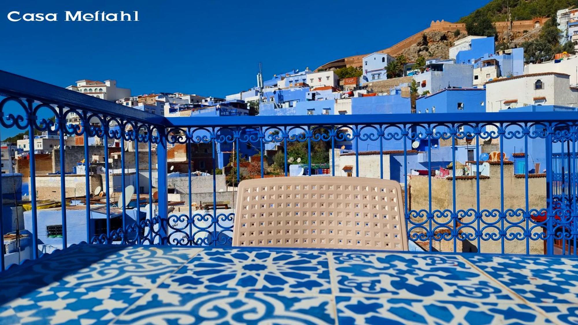Ferienwohnung Casa Meftah Blue Chefchaouen Exterior foto