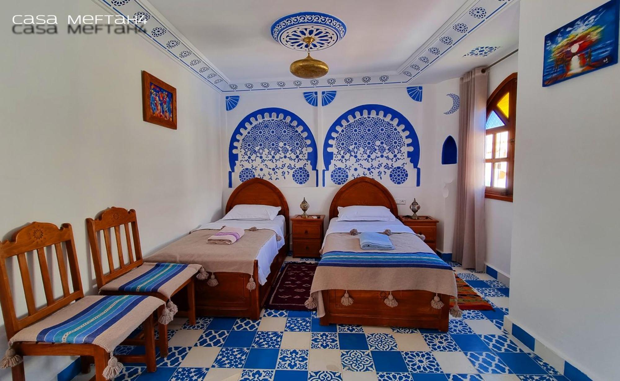 Ferienwohnung Casa Meftah Blue Chefchaouen Exterior foto