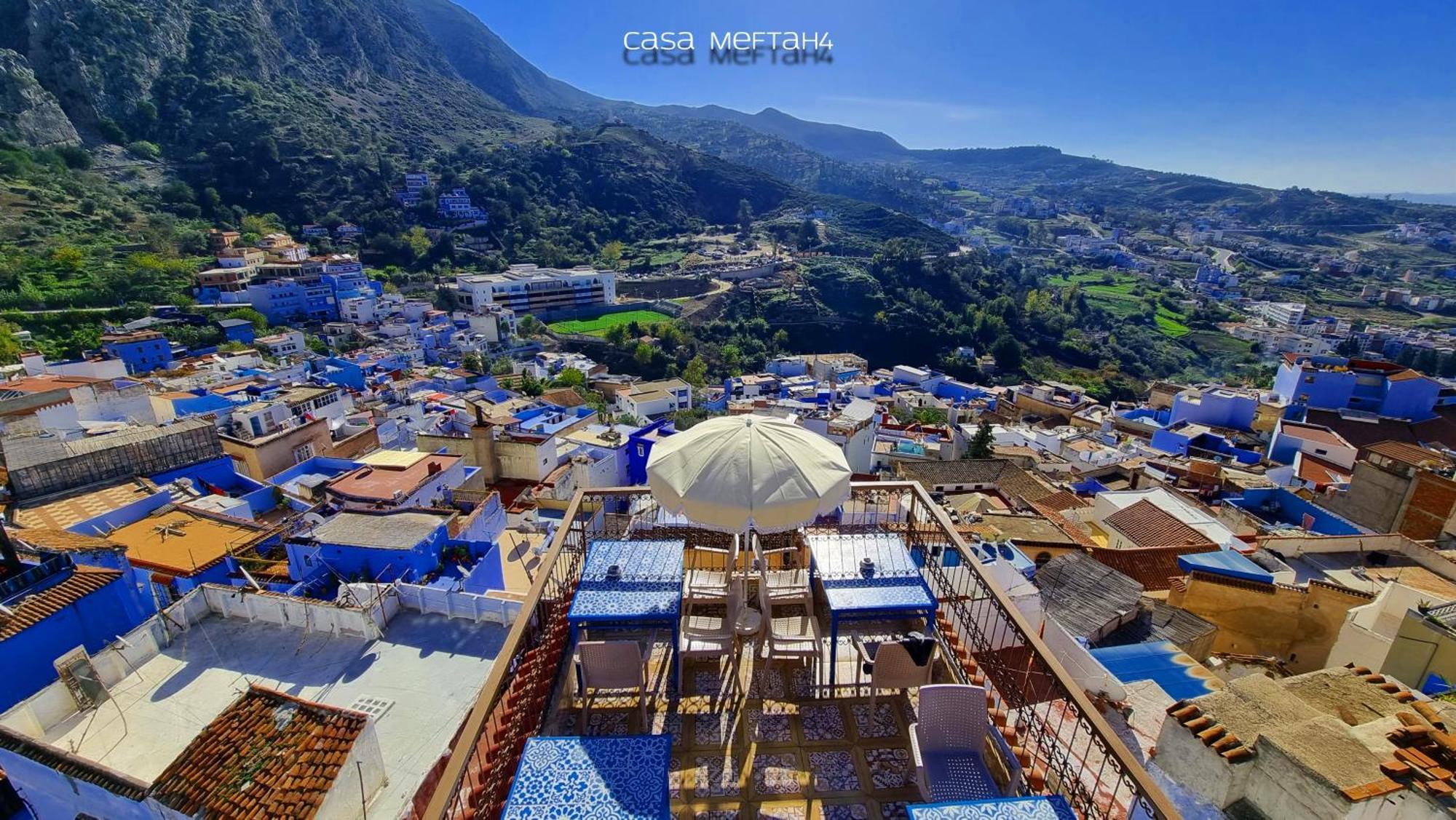 Ferienwohnung Casa Meftah Blue Chefchaouen Exterior foto