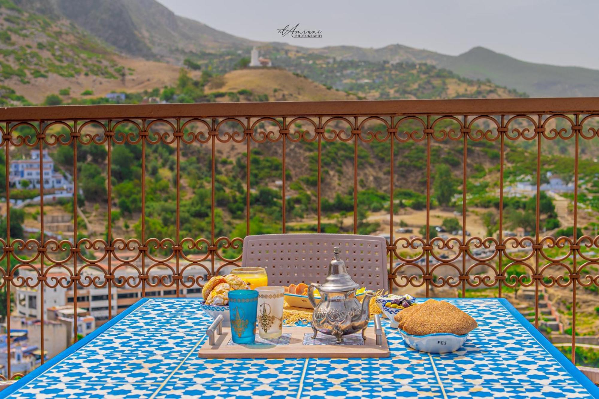 Ferienwohnung Casa Meftah Blue Chefchaouen Exterior foto