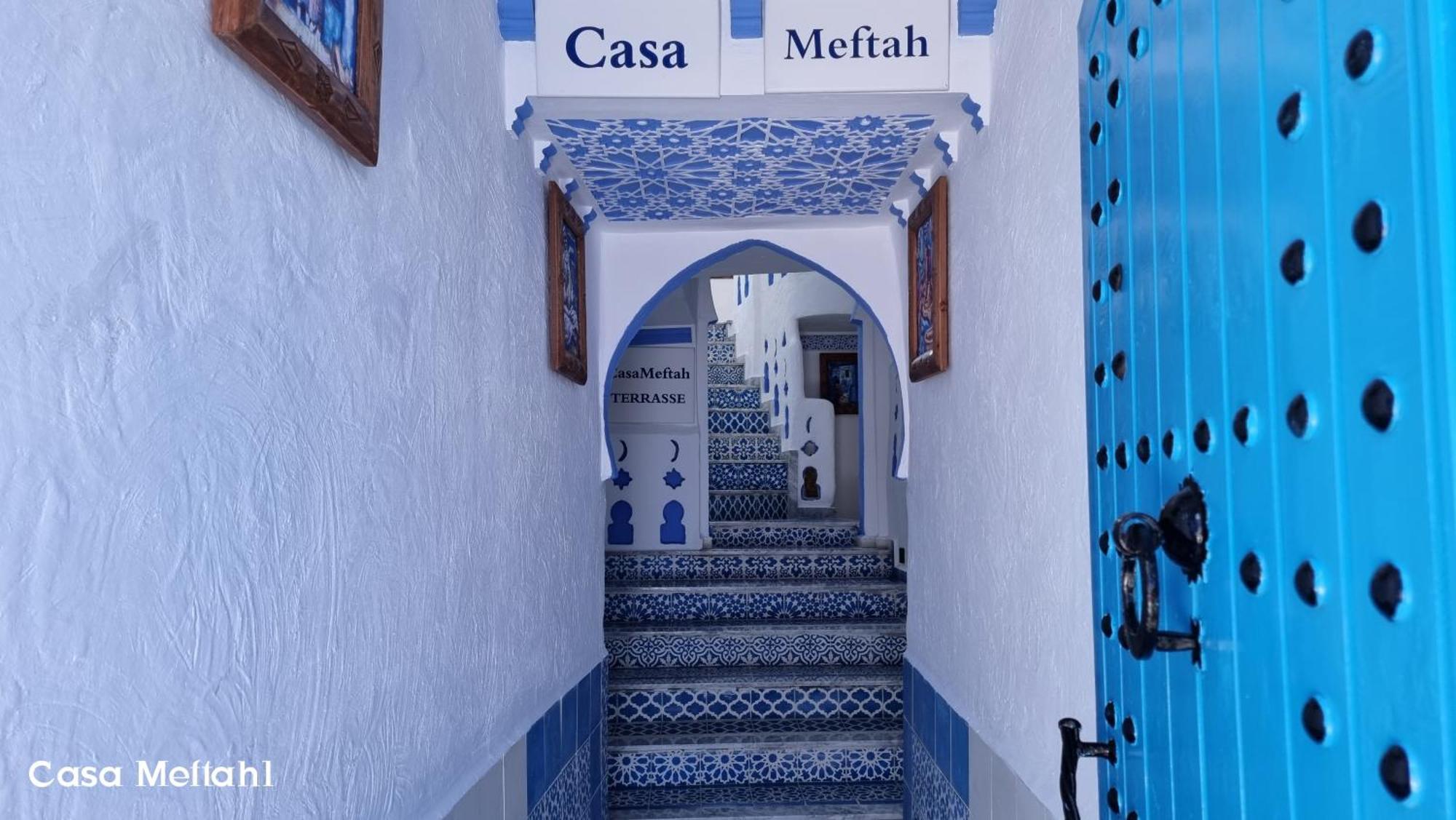 Ferienwohnung Casa Meftah Blue Chefchaouen Exterior foto